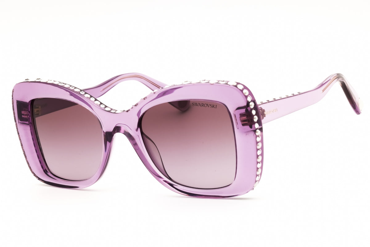 Swarovski 0SK6062U-10968H Transparent Amethyst Oversized Sunglasses 51mm Sunglasses