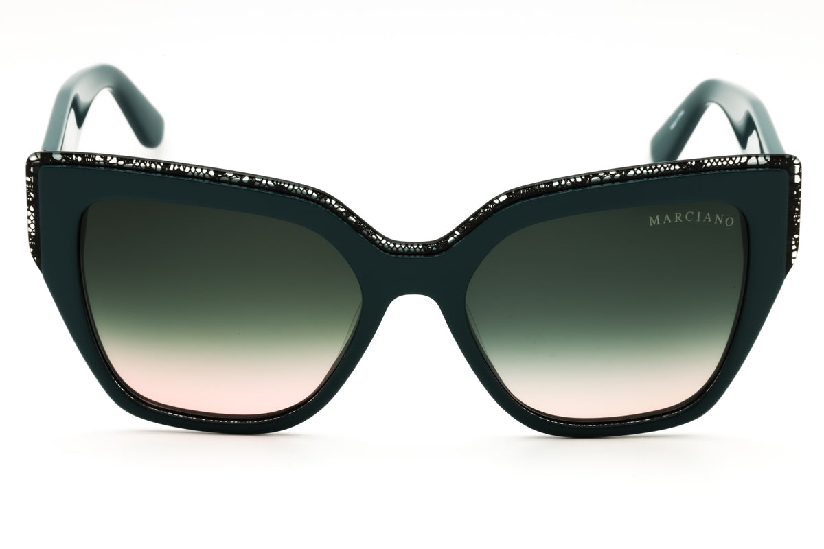 Guess by Marciano GM00029-89B turquoise Cat eye Sunglasses 53mm Sunglasses