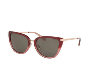 Coach 0HC8276-55513-56 Burgundy Glitter Geometric Sunglasses