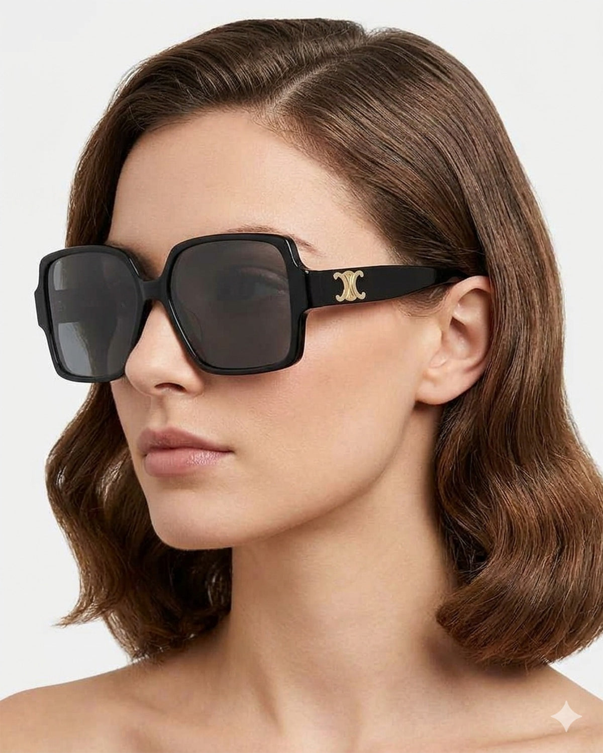 Celine CL40316U-6001A Black Square Sunglasses 60mm
