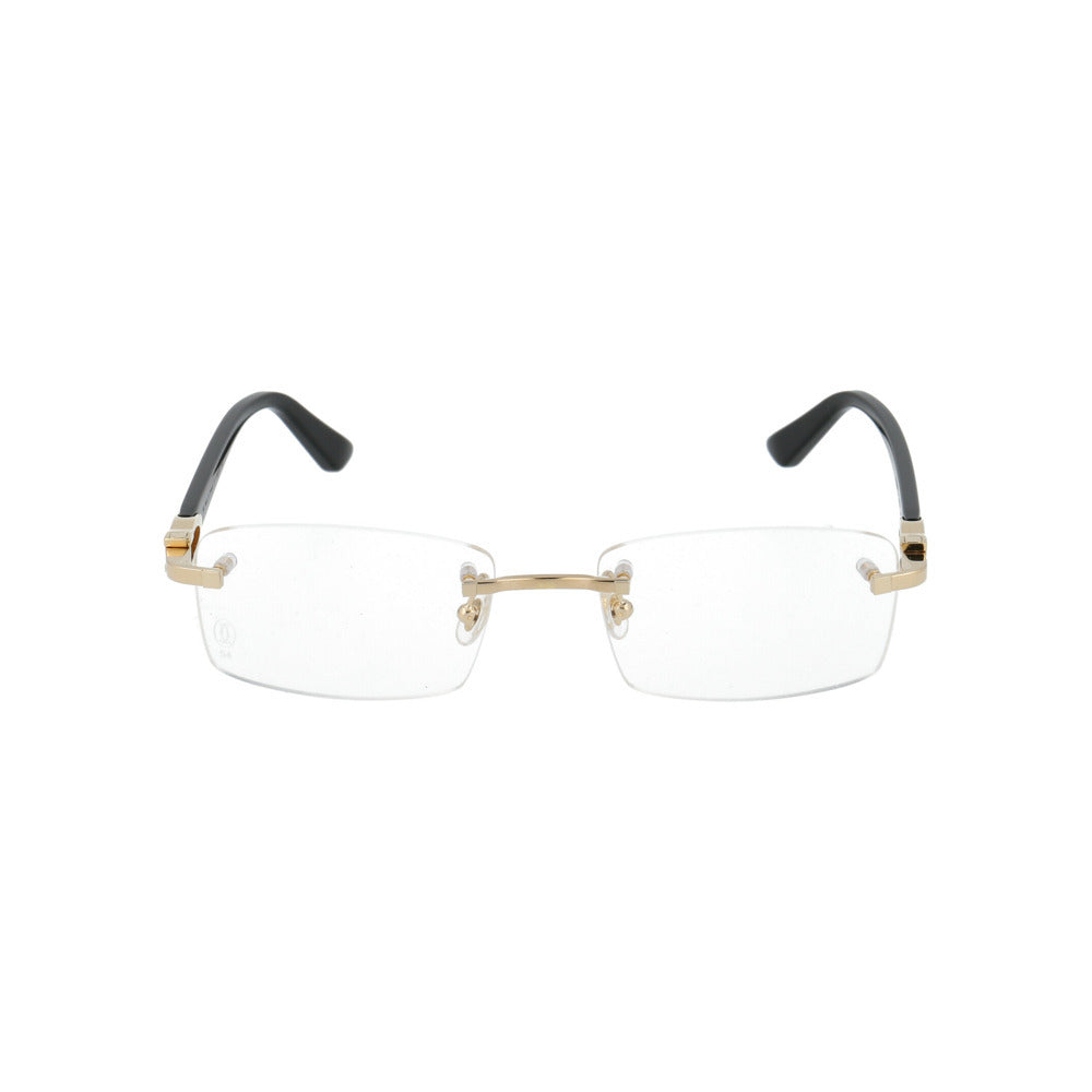 Cartier CT0287O-001 Gold Havana Rectangular Eyeglasses 54mm Eyeglasses