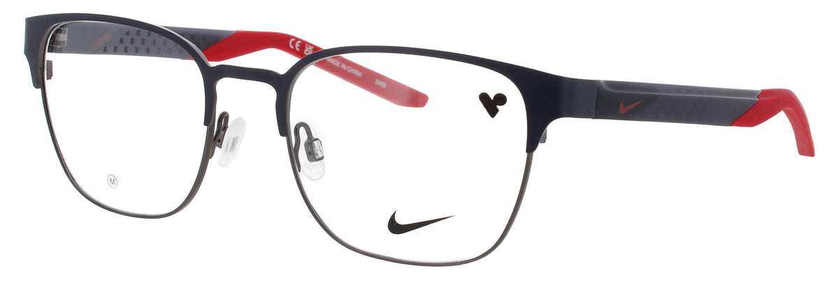 Nike 8156-039-52 SATIN GRIDIRON / GUNMETAL  Men's Eyeglasses 52mm Eyeglasses