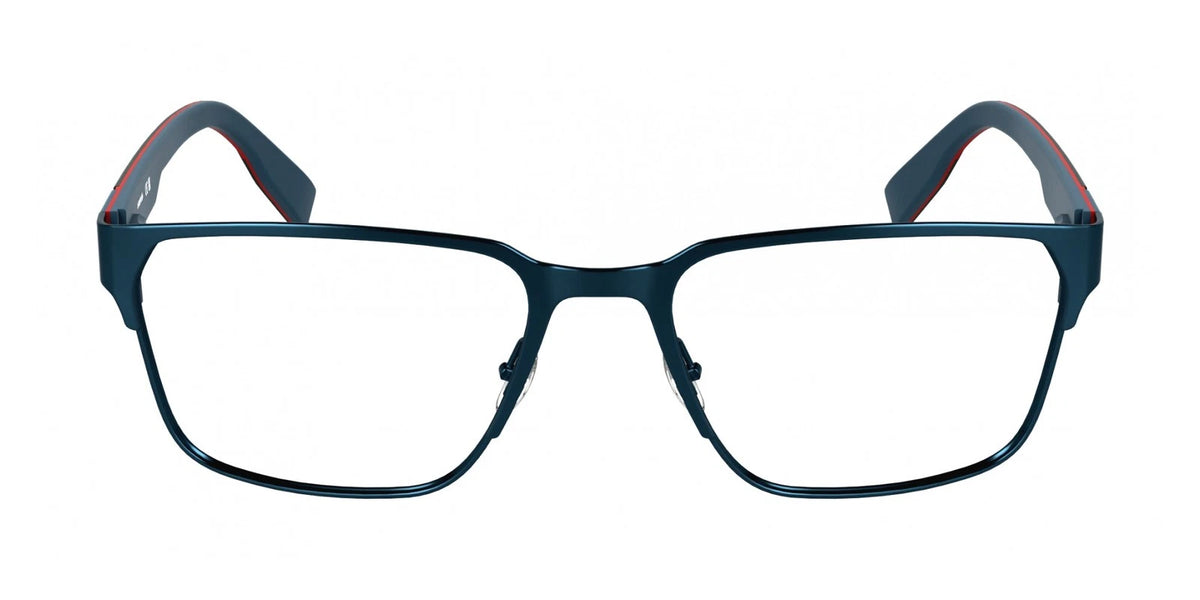 Lacoste L2306N 424 Blue Rectangle Eyeglasses 55mm Eyeglasses