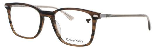 Calvin Klein CK22541-317-53 STRIPED OLIVE  Unisex Eyeglasses 53mm