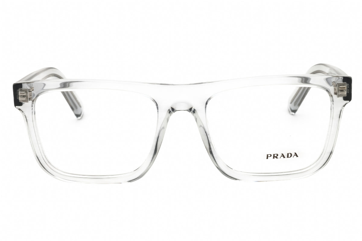 Prada 0PR C03V-17P1O1 Crystal Grey Rectangular Eyeglasses 55mm Eyeglasses