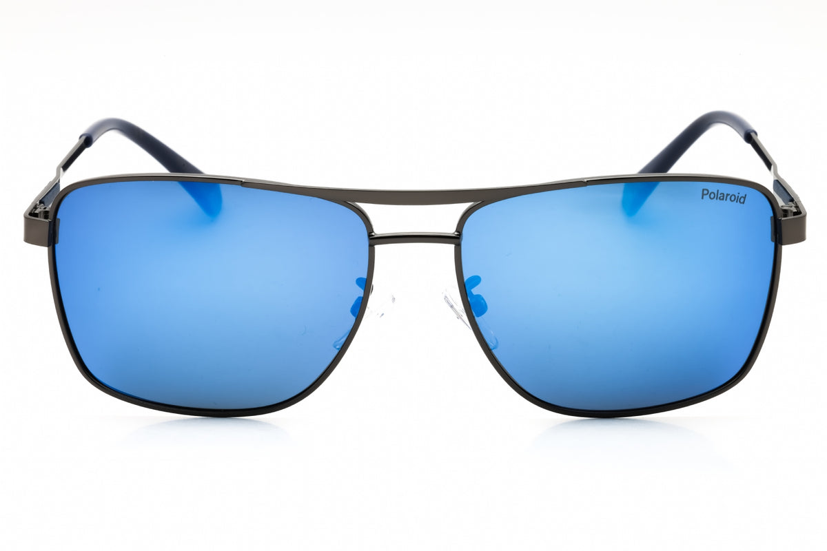 Polaroid Core PLD 2136/G/S/X-0KJ1 5X DK RUTHENIUM Rectangular Sunglasses 59mm Sunglasses