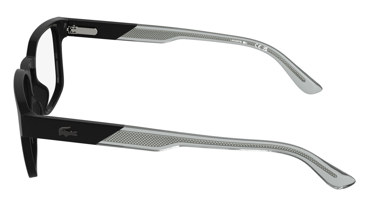 Lacoste L4010-001-53 BLACK Rectangle Eyeglasses 53mm Eyeglasses