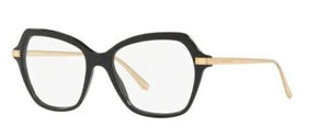 Dolce Gabbana 0DG3311-501-53 Black Geometric Eyeglasses 53mm