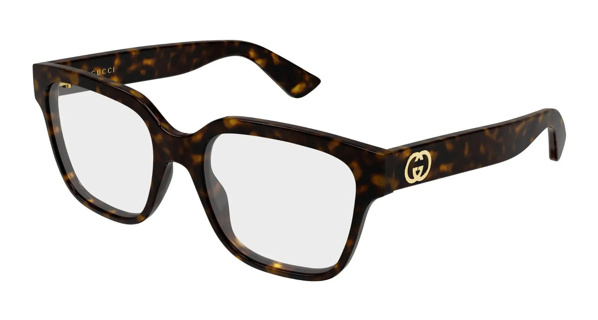 Gucci GG2193O-002 Brown Rectangular Eyeglasses 53mm Eyeglasses