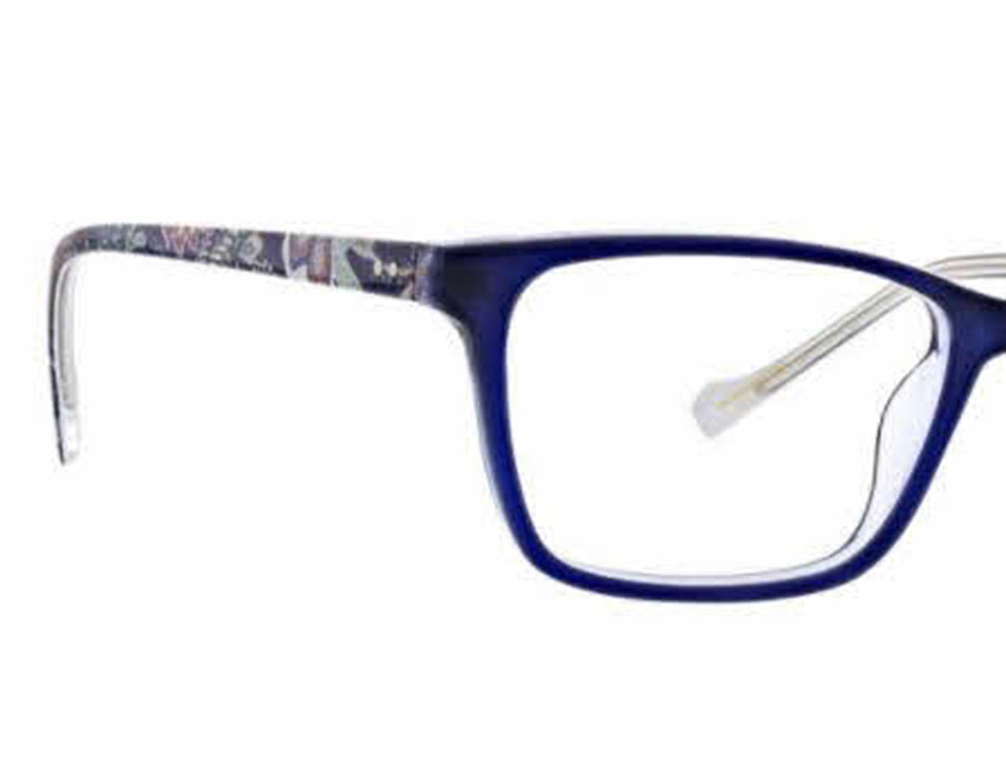 Vera Bradley Mallie Java Navy Camo 4916 49mm New Eyeglasses