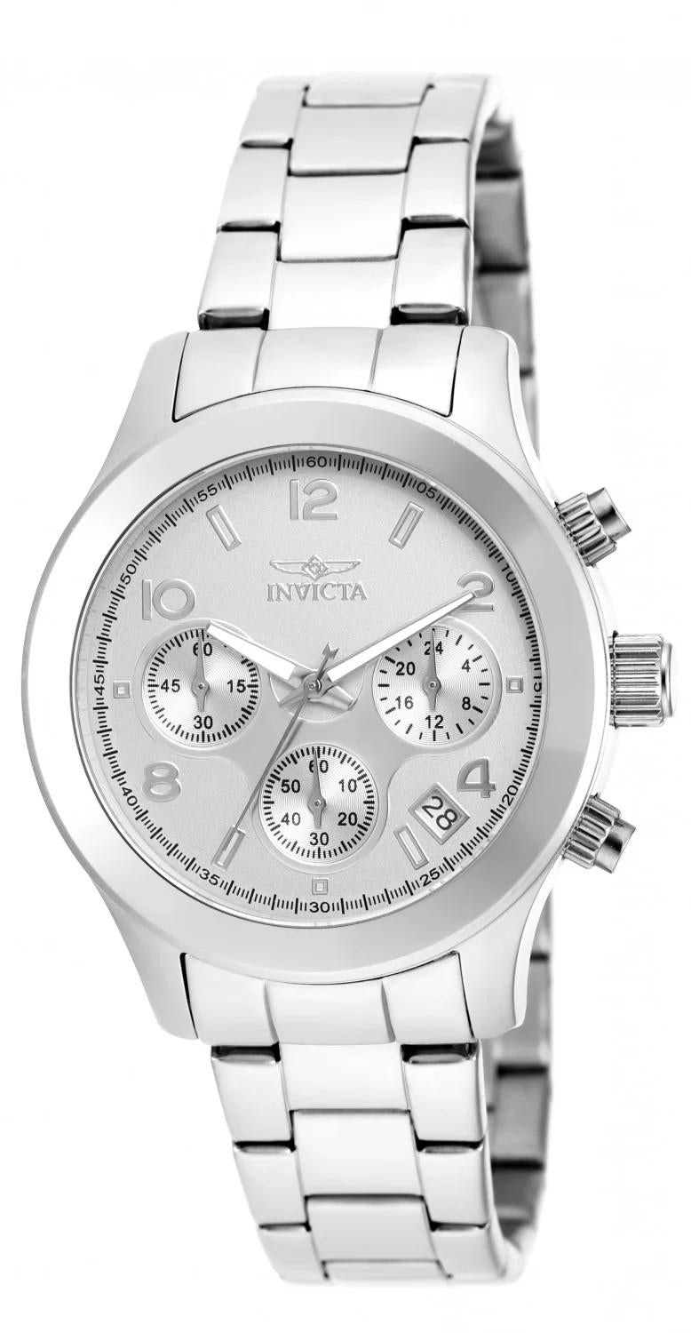 Invicta 19216 19216 Watch - Silver Dial Stainless Steel Band
