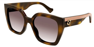 Gucci GG1300S-003 Havana Butterfly Sunglasses 55mm