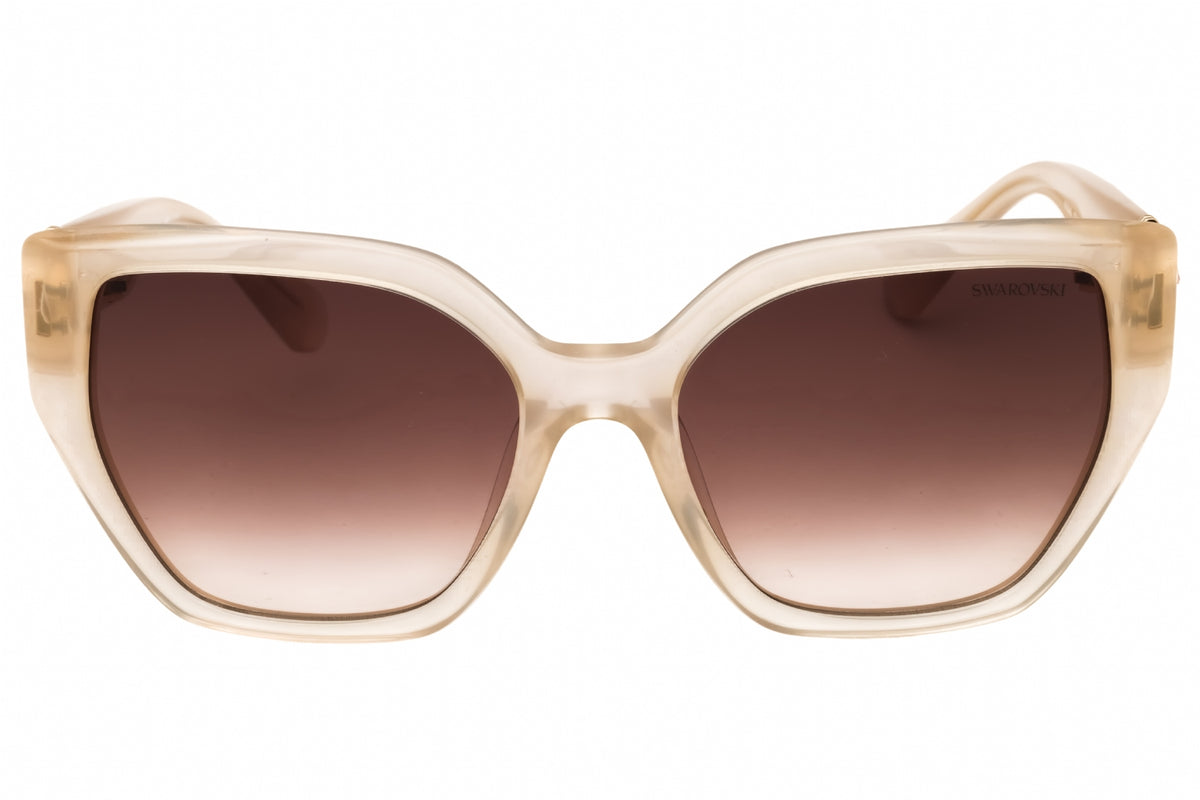 Swarovski SK6044U-103413 Milky Beige Cat eye Sunglasses 56mm Sunglasses