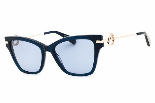 Longchamp LO737S-400 Blue Cat Eye Sunglasses 52mm