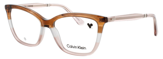 Calvin Klein CK23545-225-53 STRIPED BROWN / ROSE  Men's Eyeglasses 53mm