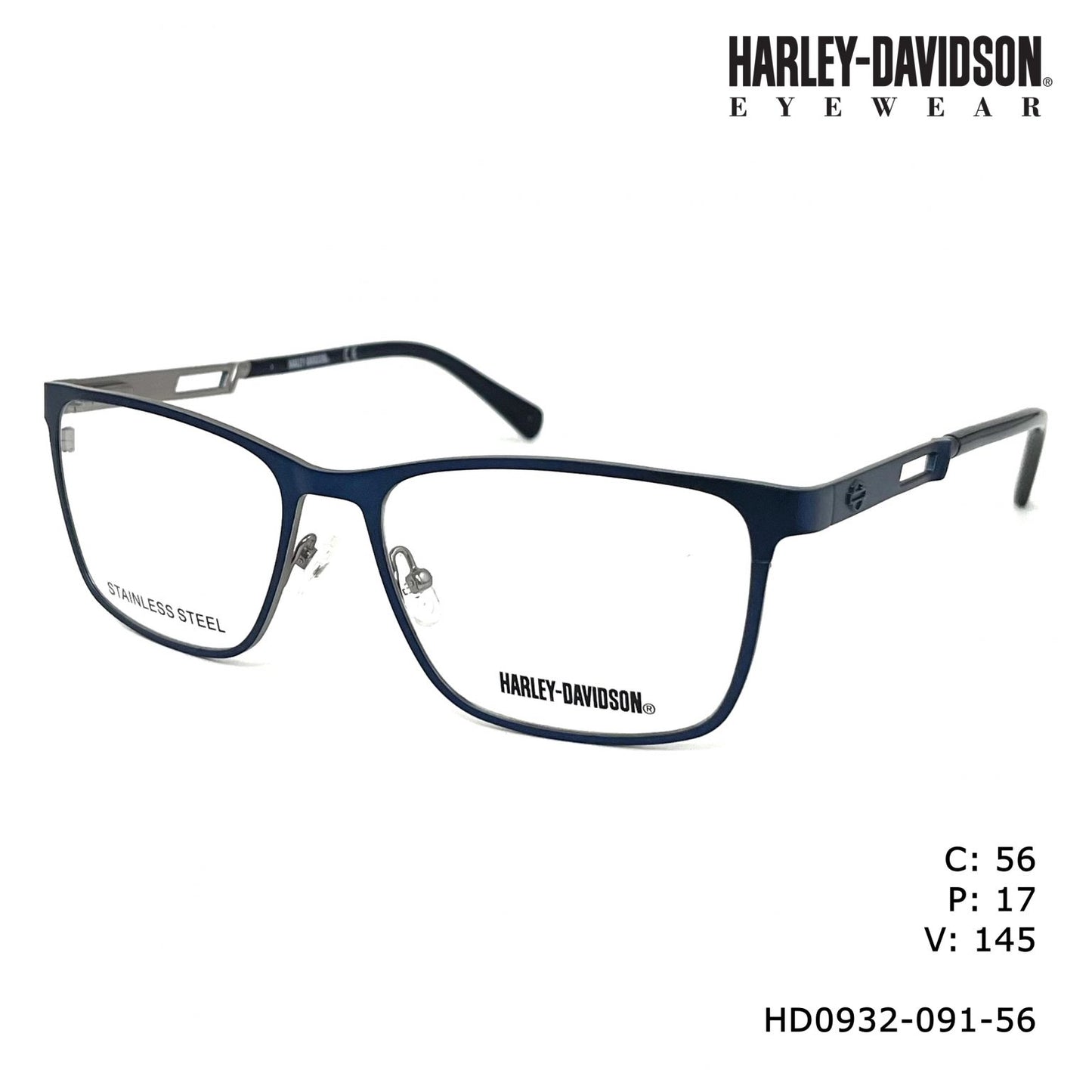 Harley Davidson HD0932-091-56 56mm New Eyeglasses