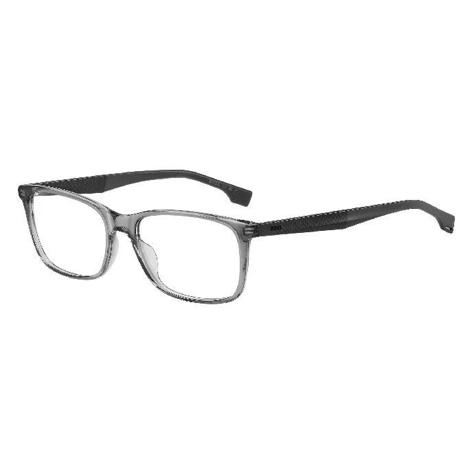 Hugo Boss BOSS1581-KB7-57 Grey Rectangle Eyeglasses 57mm Eyeglasses