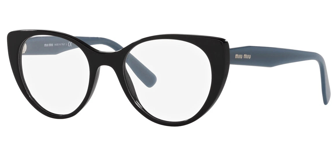 Miu Miu 0MU06TV-07O1O1-48 Black Full Rim EYEGLASSES 48mm Eyeglasses