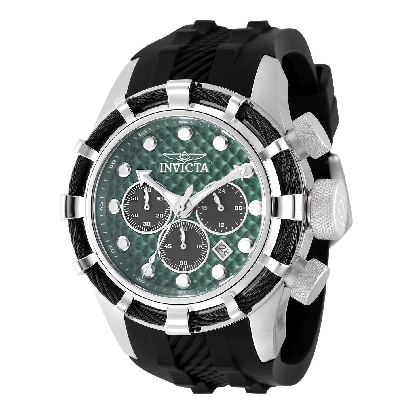 Invicta 49165 49165 Watch - Black Dial Silicone Band