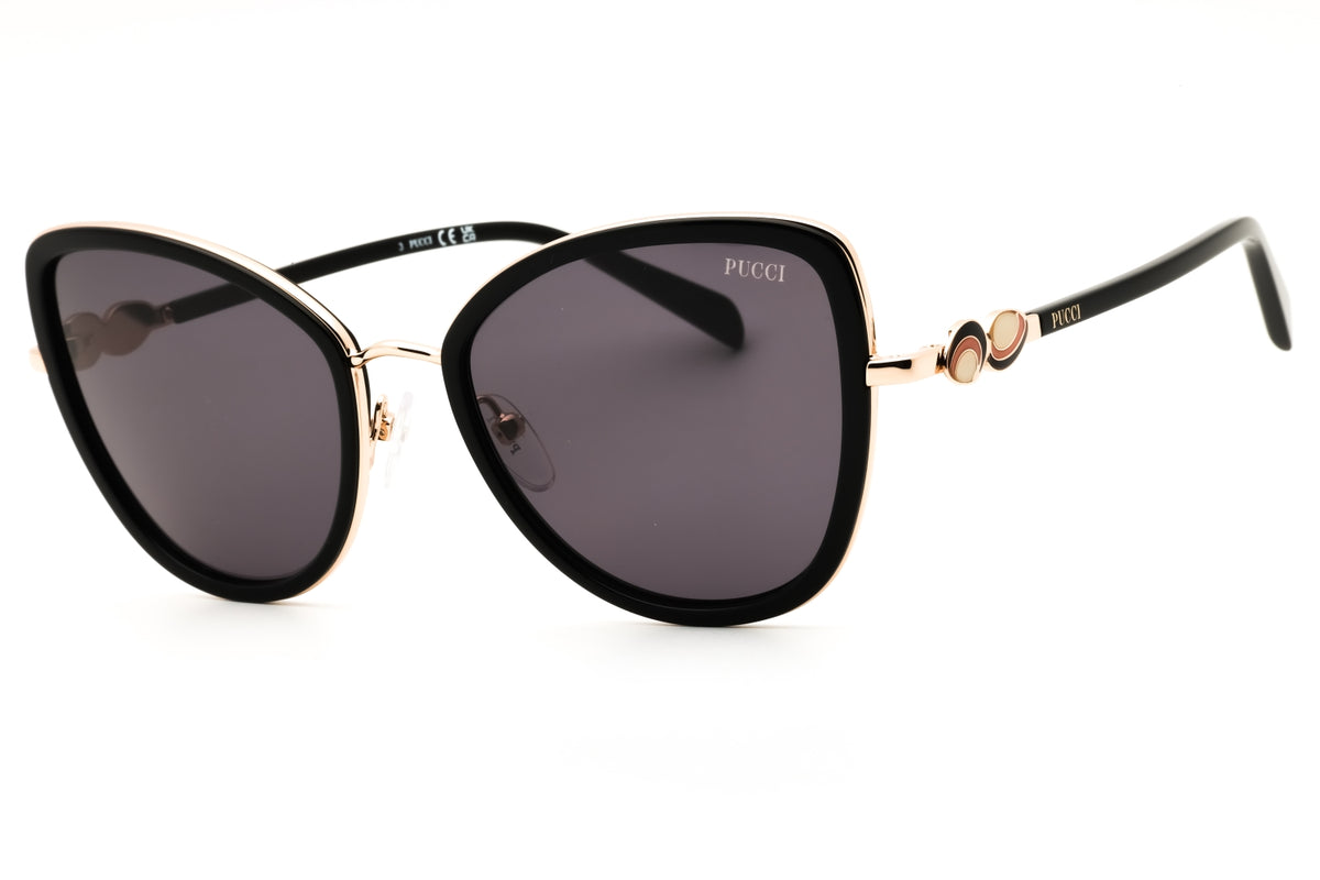 Emilio Pucci EP0184-05A Black Cat eye Sunglasses 57mm Sunglasses
