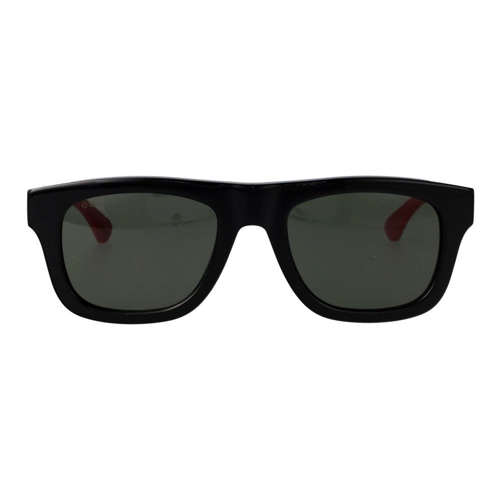 Gucci GG1991S-001 Black Rectangular Sunglasses 52mm Sunglasses