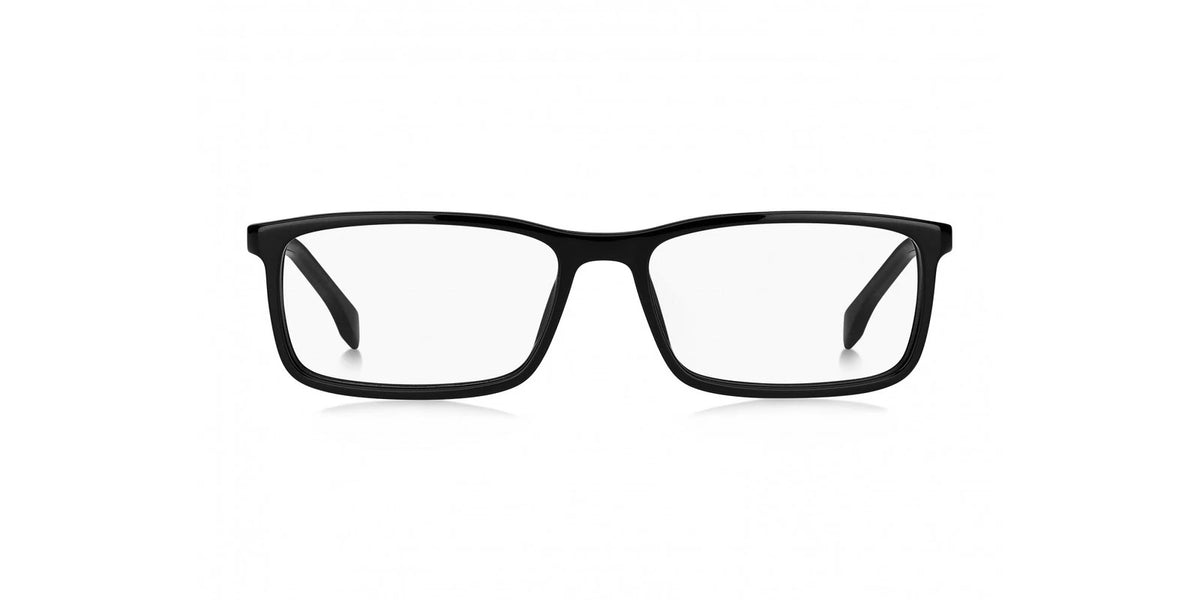 Hugo Boss BOSS1493-284-55 Black Ruthenium Rectangle Eyeglasses 55mm Eyeglasses
