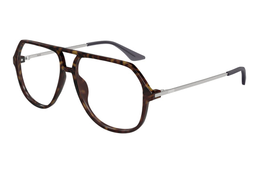 Puma PU0460o-002 Grey Aviator Eyeglasses 58mm