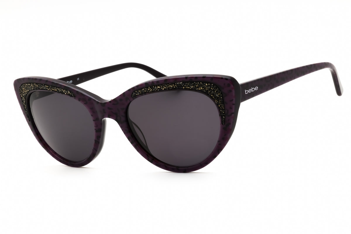 Bebe BB7242-400 PLUM ANIMAL Cat eye Sunglasses 55mm Sunglasses