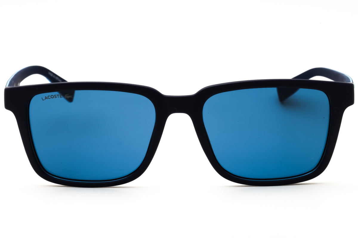 Lacoste L6032S N-424 MATTE BLUE Rectangular Sunglasses 54mm Sunglasses