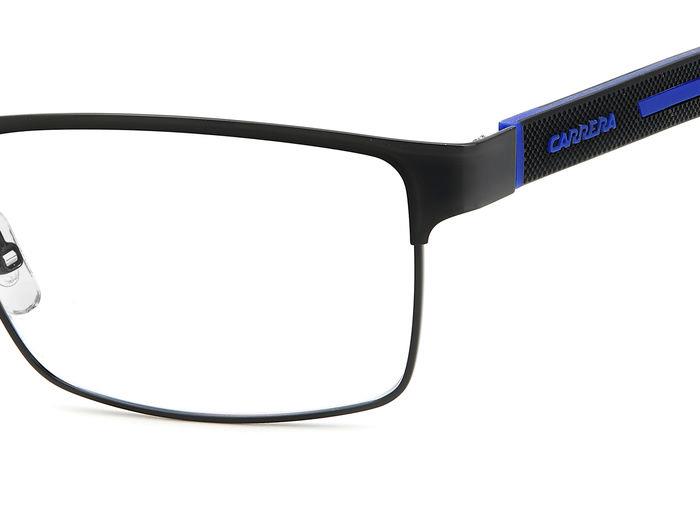 Carrera CARRERA8884-D51-57 Black Blue Rectangle Eyeglasses 57mm Eyeglasses