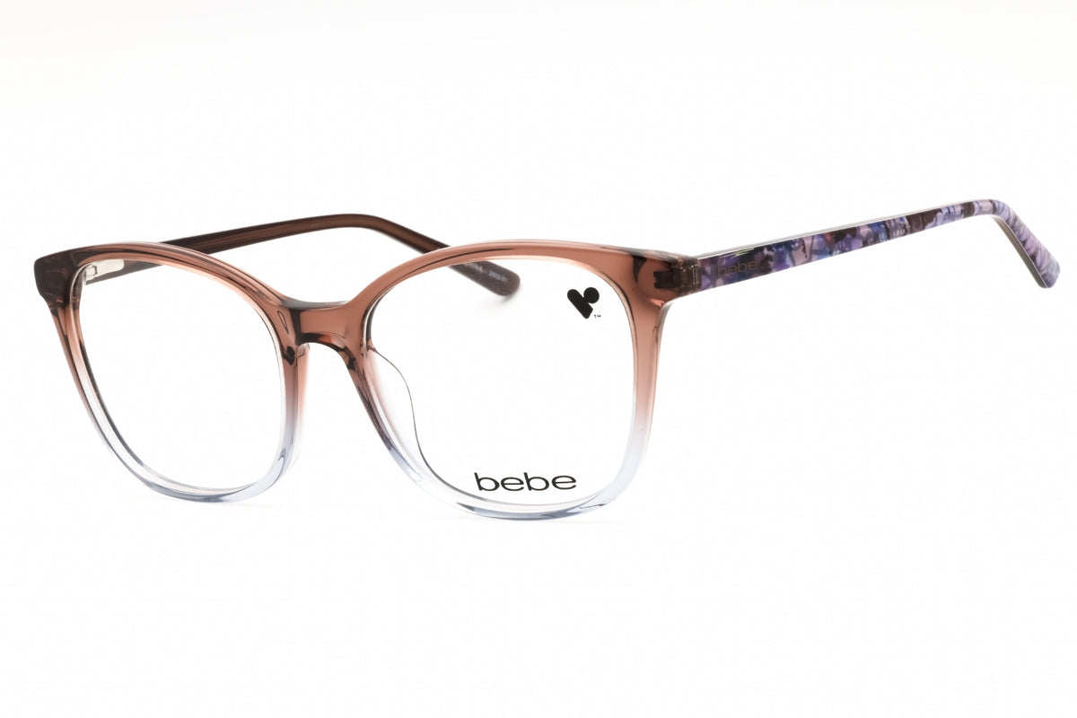 Bebe BB5206-200 TOPAZ GRADIENT Rectangular Eyeglasses 53mm Eyeglasses