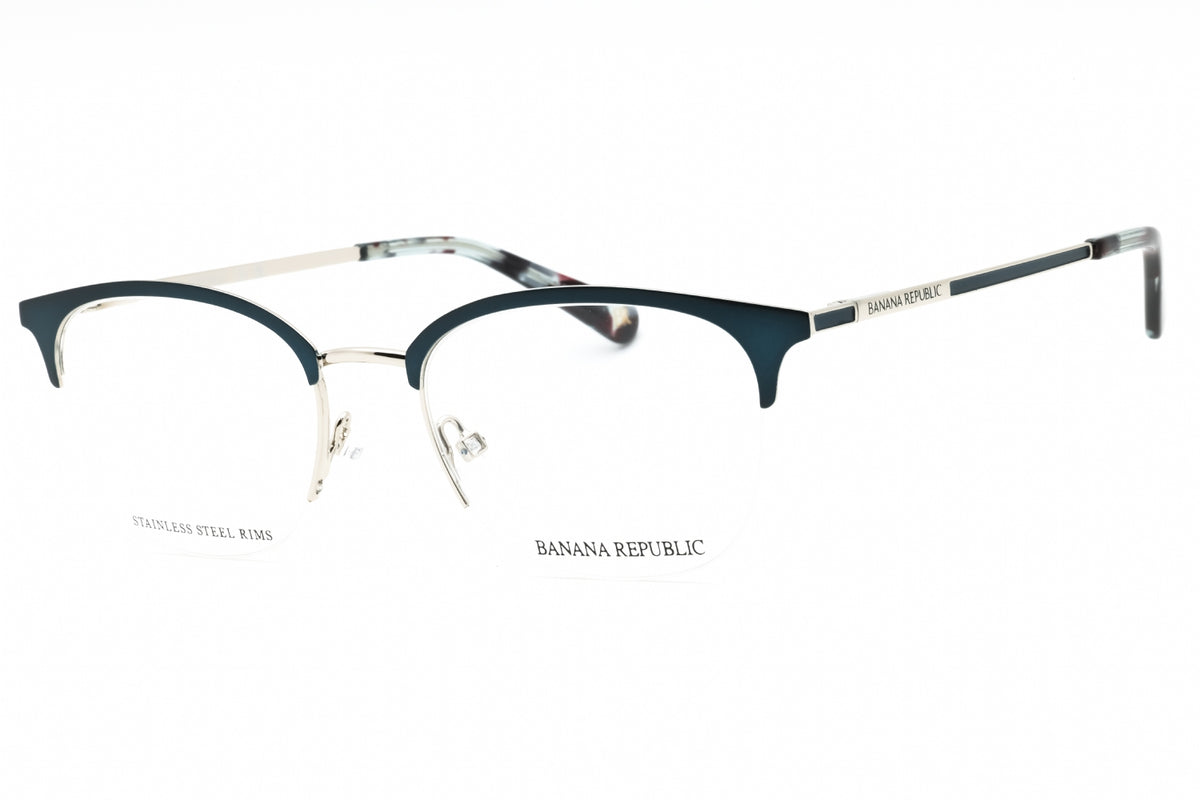 Banana Republic BR 229-05F6 00 TEAL GOLD Round Eyeglasses 50mm Eyeglasses