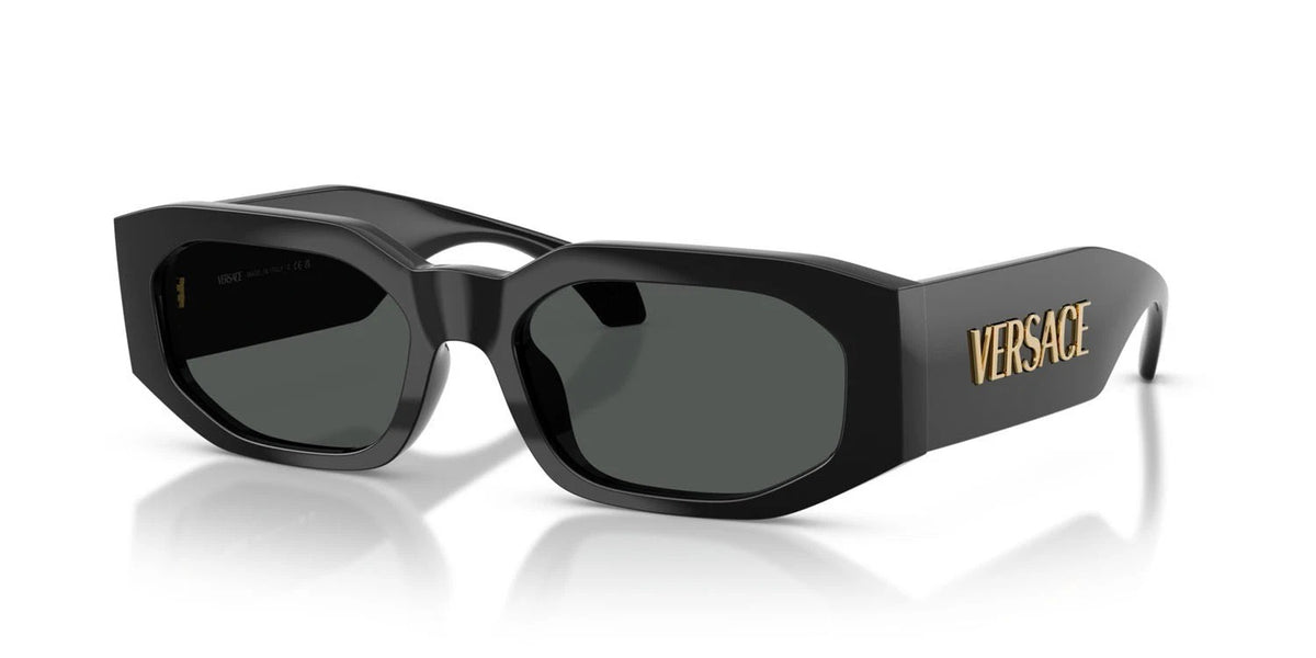 Versace VE4489U-GB187-55 Black Irregular sunglasses 55mm Sunglasses