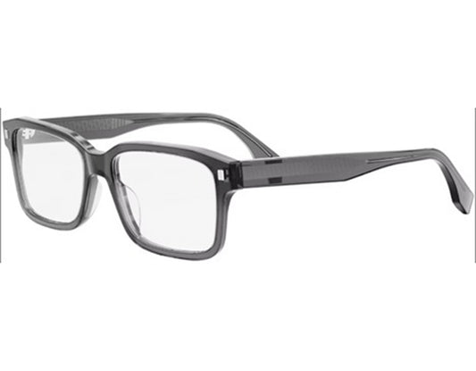 Fendi FE50030I-020-56 eyeglasses in brown frame with clear lenses
