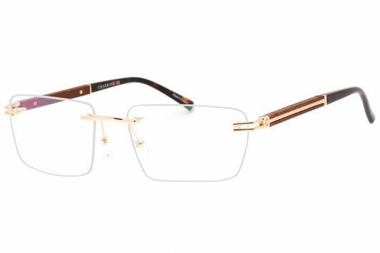 Charriol PC75118-C01 eyeglasses in shiny gold frame with clear lenses