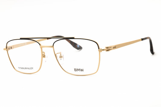 BMW BW5102-H-032 pale gold Rectangular Eyeglasses 56mm