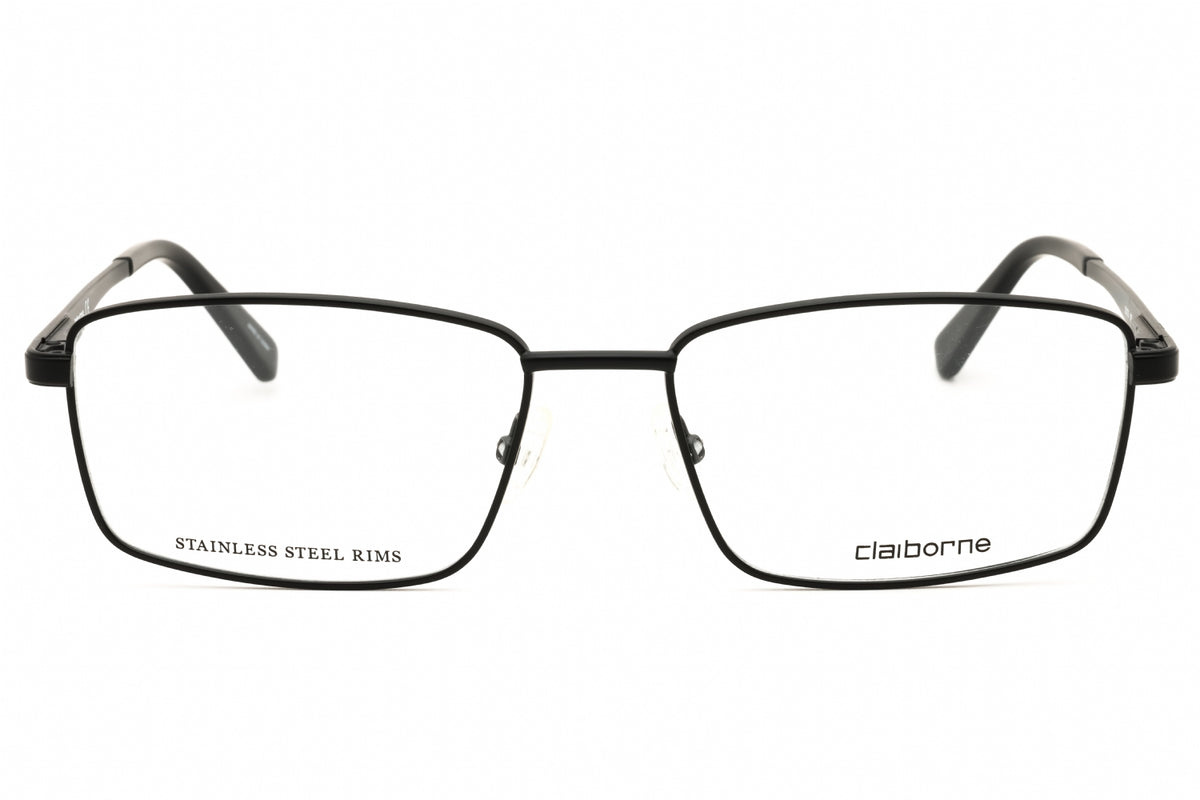 Liz Claiborne CB 273-0003 00 MTT BLACK Rectangular Eyeglasses 56mm Eyeglasses