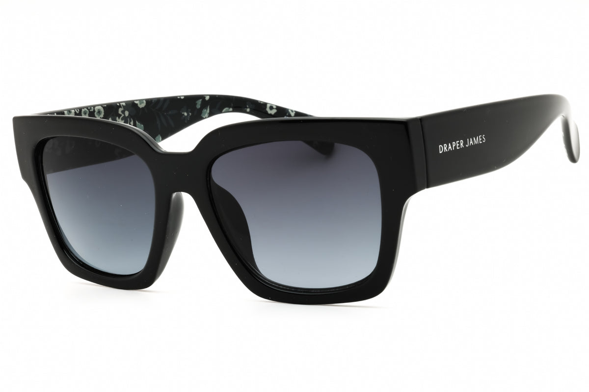 Draper James DJ9022-001 Black Rectangular Sunglasses 56mm Sunglasses