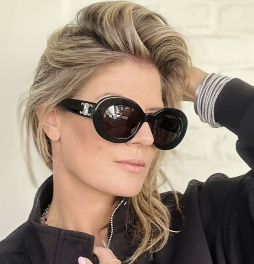 Celine CL40312U-01A 53mm New Sunglasses