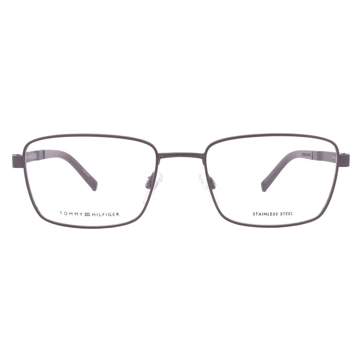 Tommy Hilfiger TH1946-SVK-54 Matte Ruthenium Black Rectangular Eyeglasses 54mm Eyeglasses