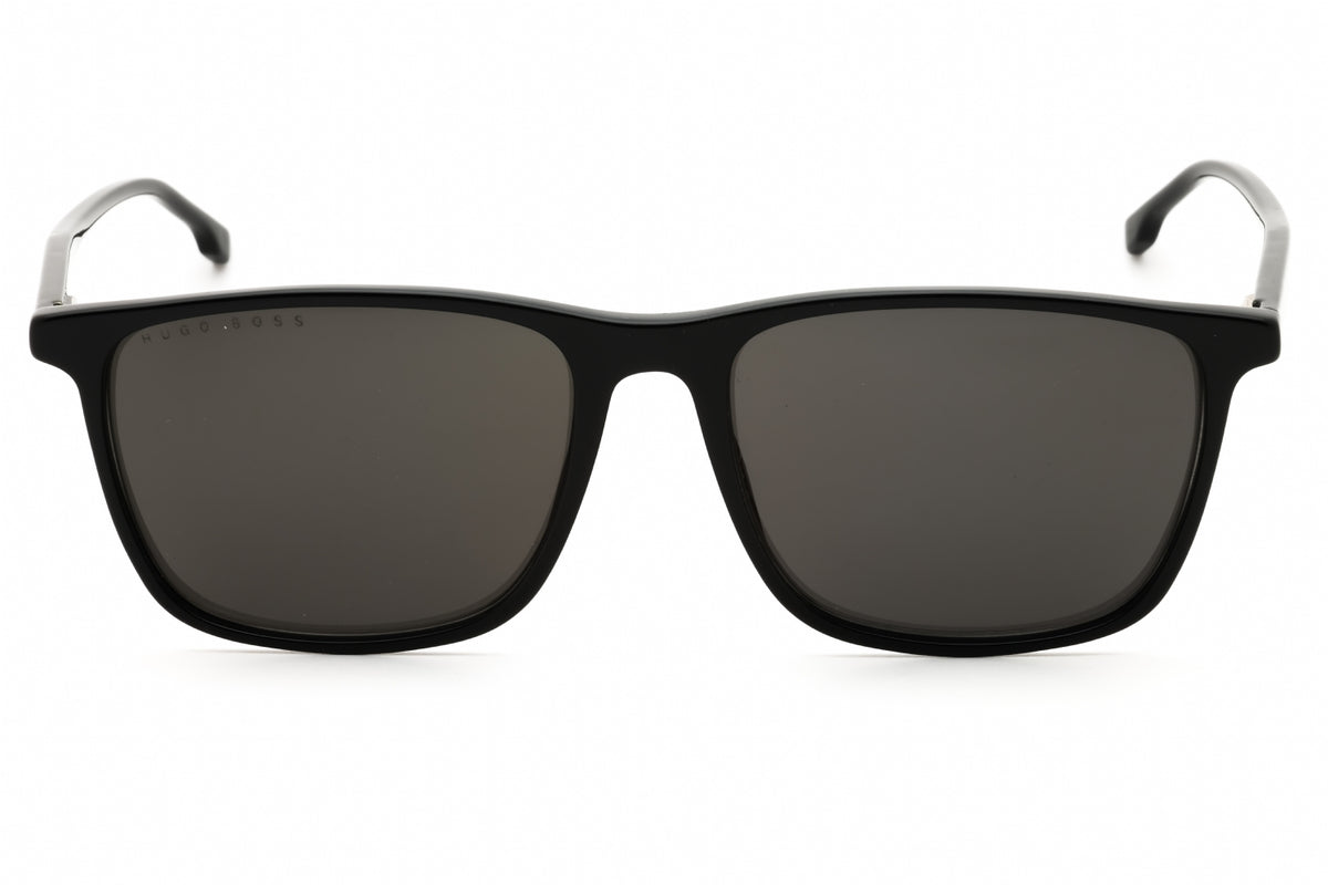 Hugo Boss BOSS 1046/S/IT-0807 IR BLACK Rectangular Sunglasses 56mm
