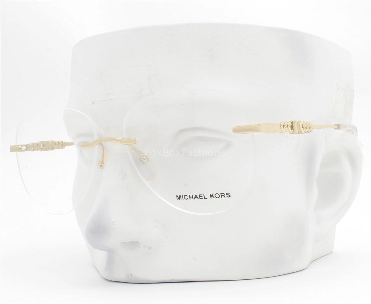 Michael Kors 0MK3077-1014-56 Gold Round EYEGLASSES 56mm Eyeglasses