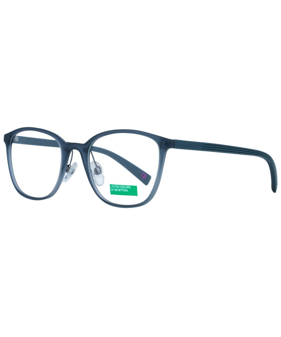 Benetton BEO1013-921 eyeglasses in dark/grey frame with clear lenses