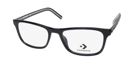 Converse CV5011G-001 eyeglasses in black frame with clear lenses