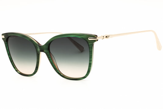 Longchamp LO757SN-308 Green Cat Eye Sunglasses 55mm
