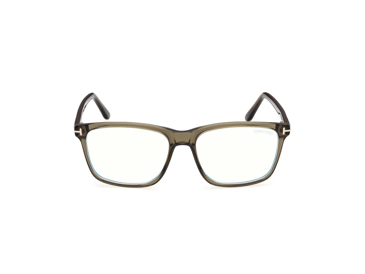 Tom Ford FT5479-B-56096-56 Shiny Dark Green Geometric  56mm Eyeglasses