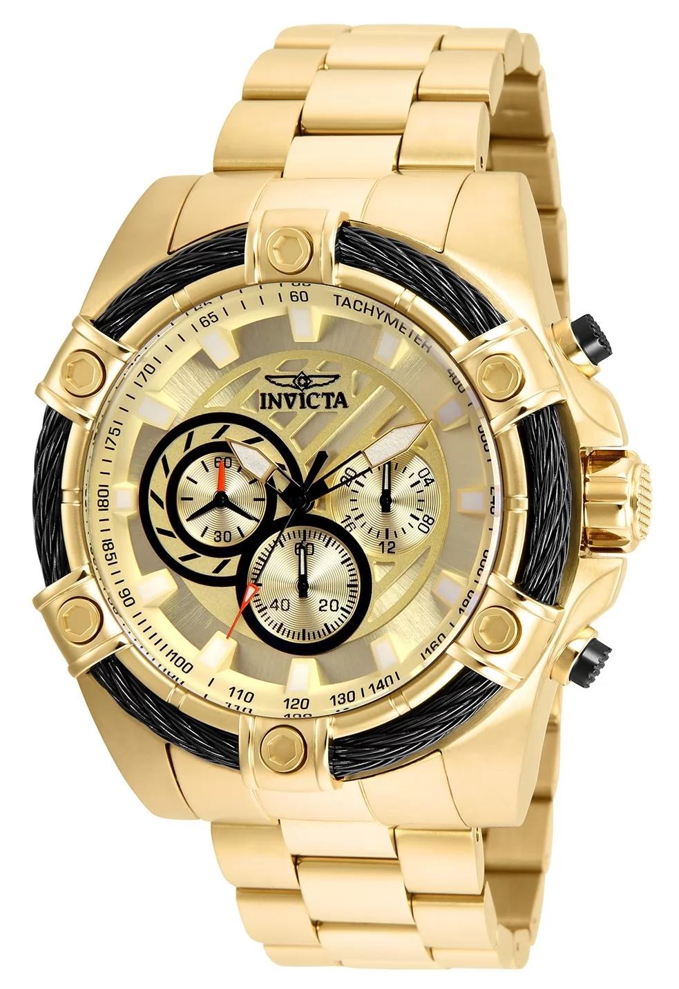 Invicta 25515 25515 Watch - Gold Dial Stainless Steel Band