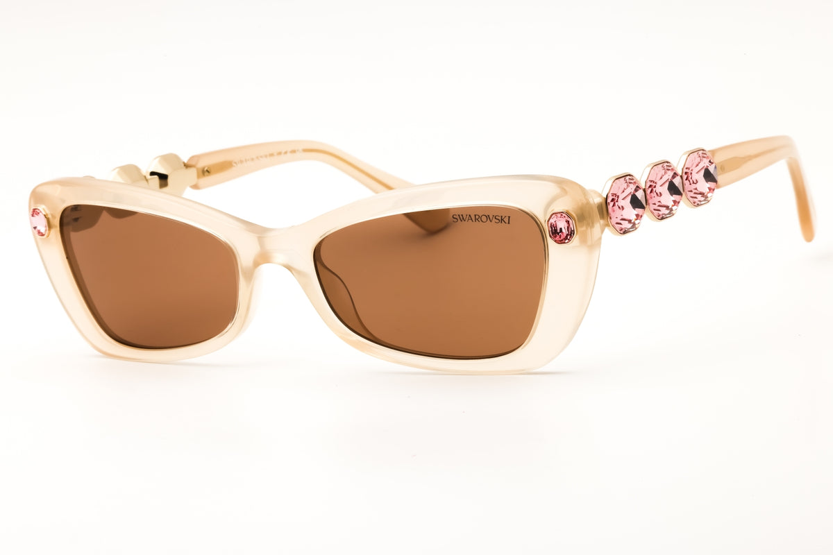 Swarovski 0SK6033-106673 Milky Beige Cat eye Sunglasses 54mm Sunglasses