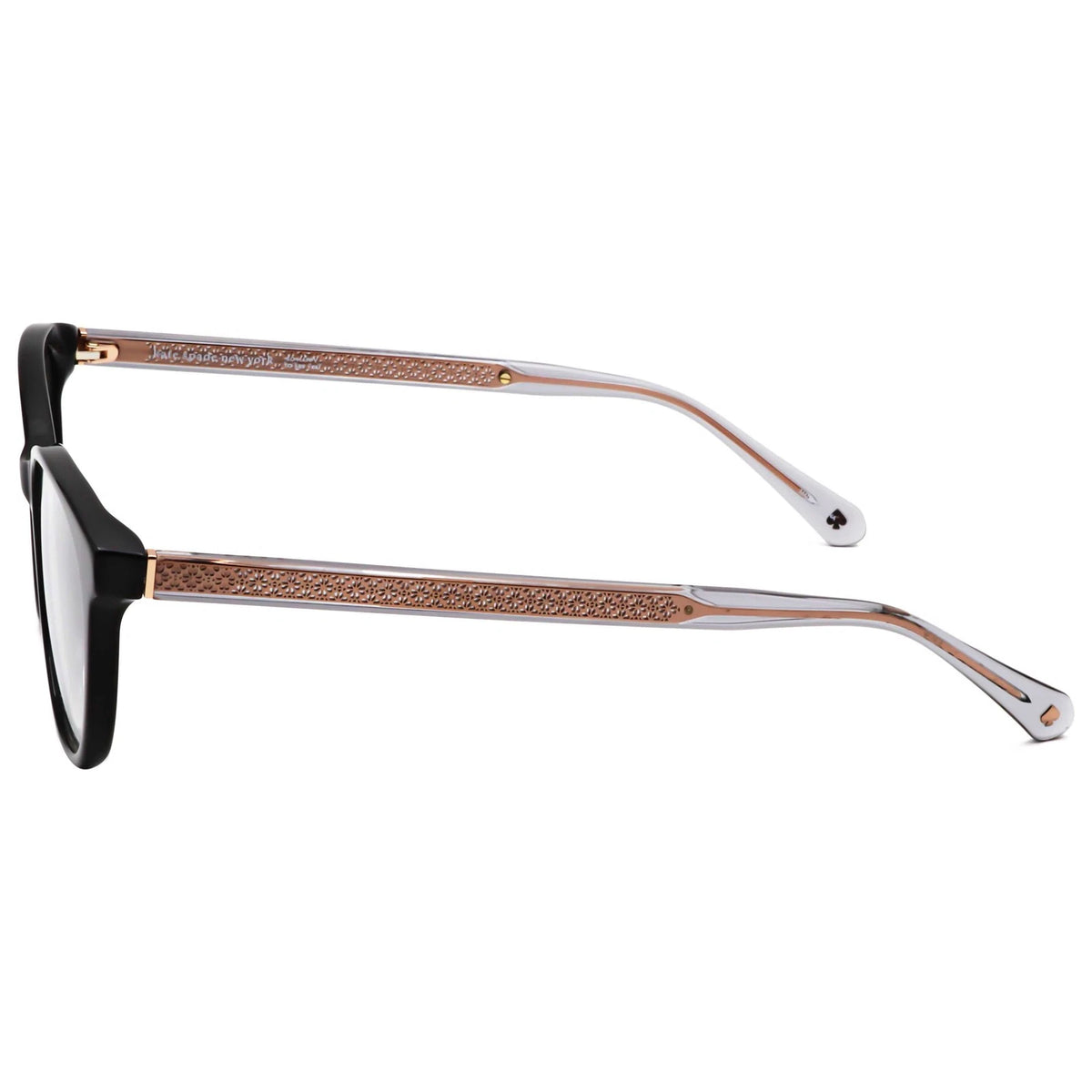 Kate Spade MARSEILLE/F-807-53 Black Rectangle Eyeglasses 53mm Eyeglasses