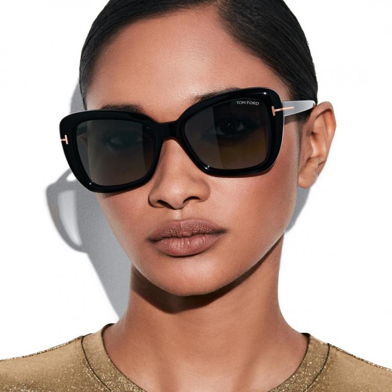 Tom Ford FT1008-01B 55mm New Sunglasses